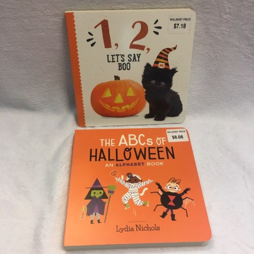 Lydia Nichols Board Book Set Kids OS Multi New Halloween ABCs 123 Counting Flap